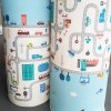 Dwustronna mata piankowa XXL - 180 x 150 x 2 cm - najgrubsza - rulon (droga i pandy)